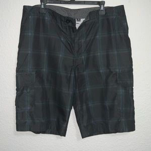 Men’s Size 36 Black with blue patterned lines Shorts
